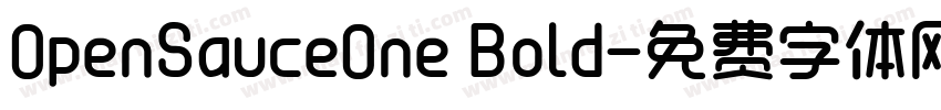 0penSauce0ne Bold字体转换